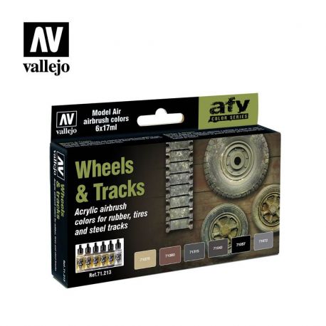 71.213 Wheels & Tracks Colors sæt 6 x 17ml