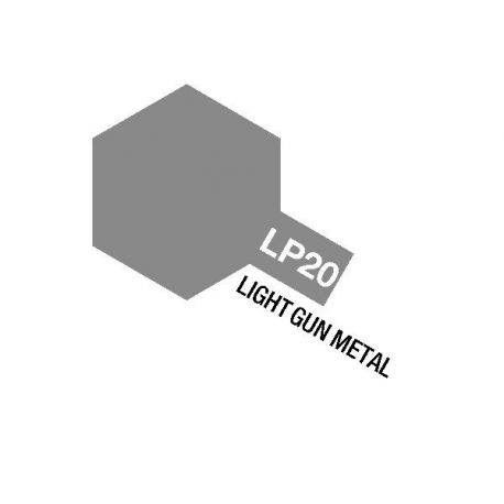 LP-20 Gloss Light Gun Metal 10ml.