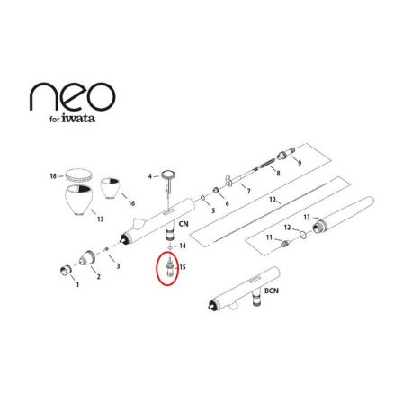 Iwata Air Valve Set N0201