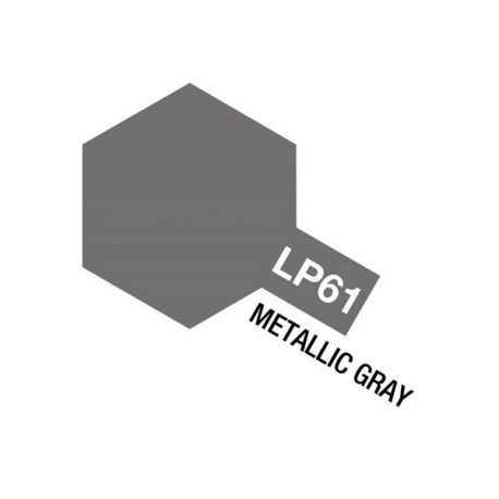LP-61 Metallic Flat Metallic Gray 10ml.