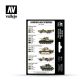 71.624 WWII USMC Colors Sand Patterns 1942-1945 sæt 6 x 17ml