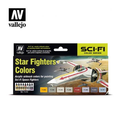 71.612 Star Fighters Colors sæt 8 x 17ml