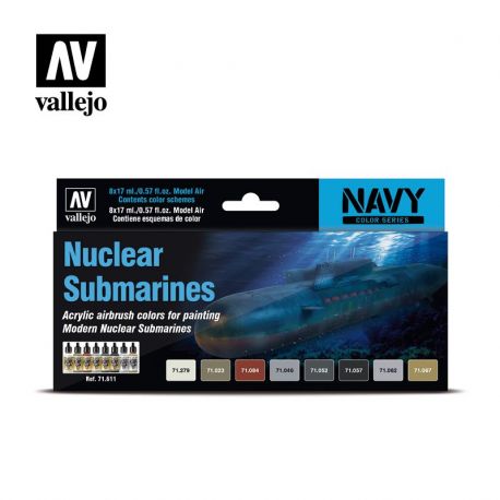 71.611 Nuclear Submarines sæt 8 x 17ml
