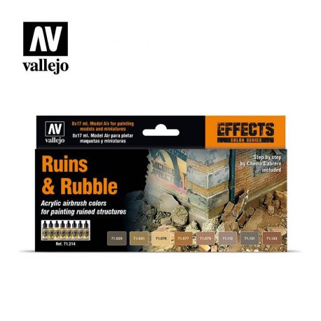 71.214 Ruins & Rubble sæt 8 x 17ml