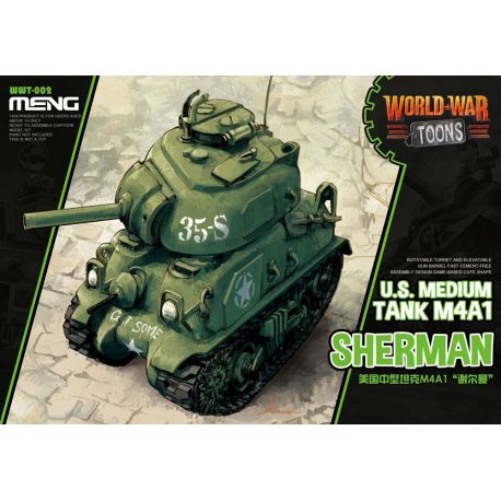 WWT-002 US Sherman M4A1 (Cartoon)