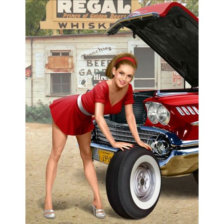 Pin-up series. A short stop. Kit No. 3. 1:24