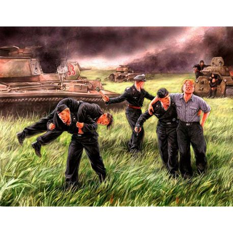World War II era Series, German Tank Crew, Kursk 1943 1:35