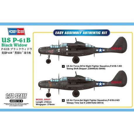 Hobby Boss US P61B Black Widow 87262 (1:72)