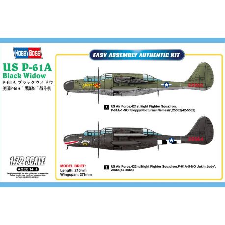 Hobby Boss US P61A Black Widow 87261 (1:72)