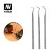 Vallejo Set Of 3 Stainless Steel Probes T02001