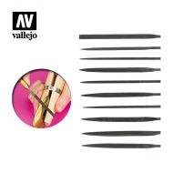 Vallejo Set Of 10 Needle Files T03001
