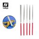 Vallejo Set Of 5 Diamond Files T03002