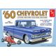AMT 1960 Chevy Custom Fleetside Pickup w/Go Kart 1:25