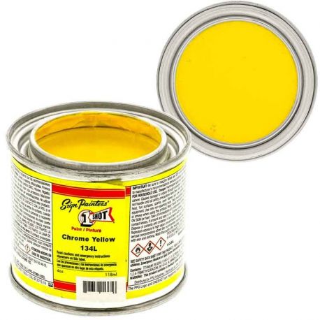 134-Q One Shot Chrome Yellow 118ml