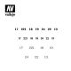 Vallejo Soviet Numbers WWII ST-AFV003