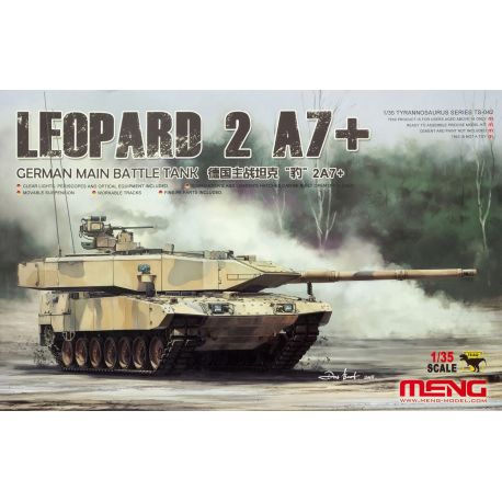 Meng German Main Battle Tank Leopard 2A7+ (1:35)
