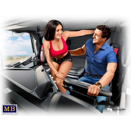 Truckers Series. “Special Cargo” - Handle with care Sandy and George “Skip” 1:24