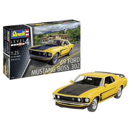 Revell 1969 Boss 302 Mustang 07025 (1:25)