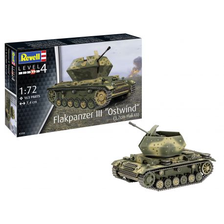 Revell Flakpanzer III"Ostwind" (3,7 cm Flak 43) 03286 (1:72)