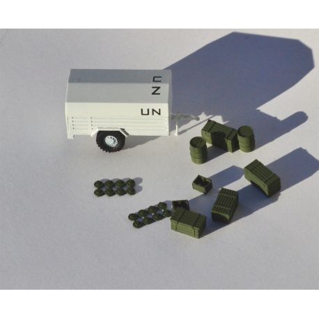 Vesla Trailer With Load 1:72