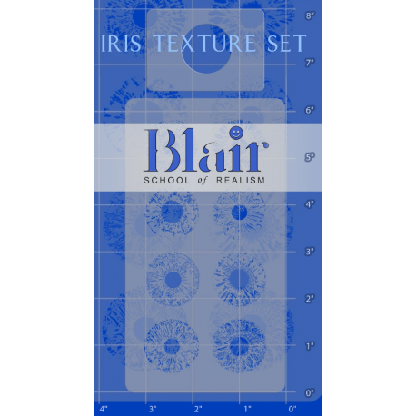 Blair Stencil - Iris Texture Set 6 stk.