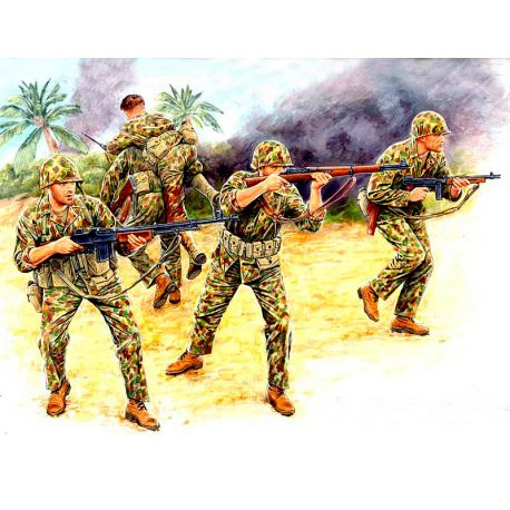 World War II era Series, U.S. Marine Corps Infantry, Tarawa, November 1943 1:35