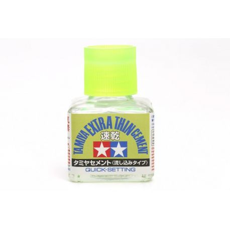 Tamiya Extra-Thin Cement Quick Setting 40ml.