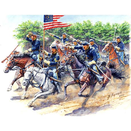 American Civil War Series, 8th Pennsylvania Cavalry. Attack! 1:35