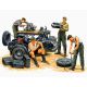 World War II era Series, German Motorcycle Repair Crew, 1:35