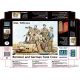 World War II era Series, Rommel and German Tank Crew, DAK, 1:35