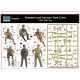 World War II era Series, Rommel and German Tank Crew, DAK, 1:35
