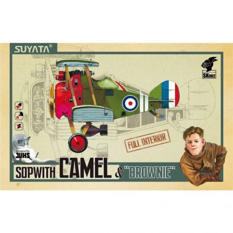 SUYATA SK-002 Sopwith Camel & Brownie - Full Interior
