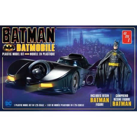 AMT Batman 1989 Batmobile w/Resin Batman Figure 1:25