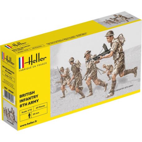 Heller Britische Infanterie 8. Armee 49609 (1:72)