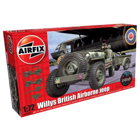Airfix Willys Jeep, Trailer & 6PDR Gun A02339 (1:72)