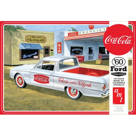 AMT 1960 Ford Ranchero w/Coke Chest (Coca-Cola) - 1:25