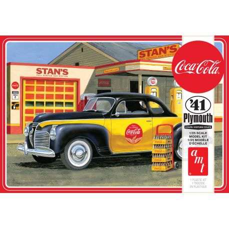 AMT 1941 Plymouth Coupe (COCA-COLA) - 1:25