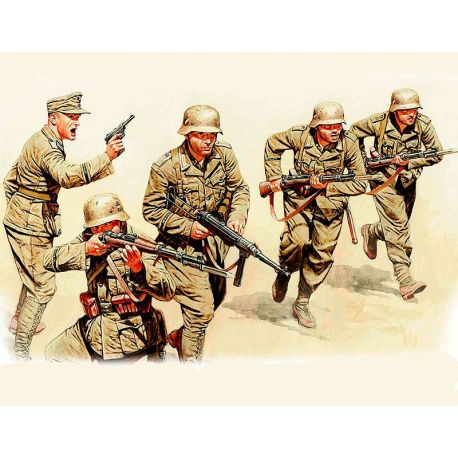 World War II era Series, German Infantry, DAK, WWII, North Africa. 1:35