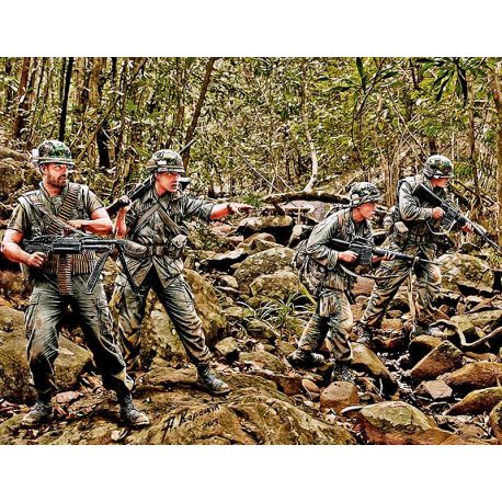 Vietnam War era Series, Jungle Patrol. 1:35