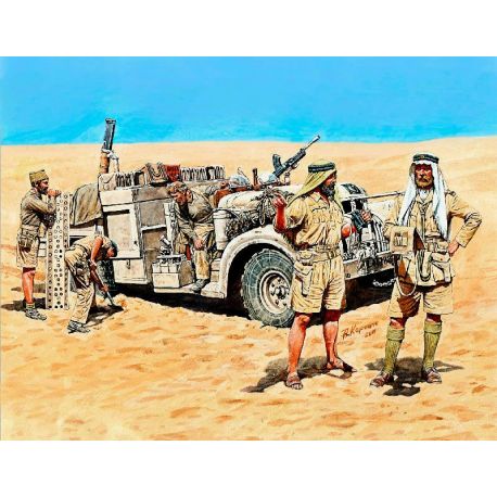 World War II era Series, LRDG in North Africa, WWII. 1:35