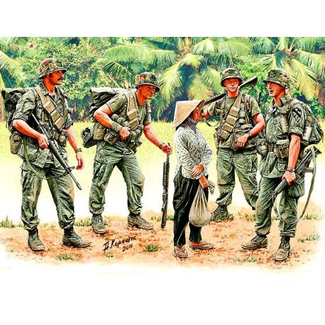 Vietnam War era Series, Patroling. 1:35