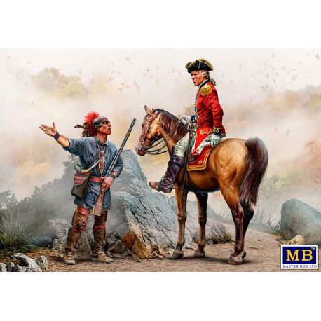 Indian Wars series, XVIII century. Enemy Movement Report Kit No. 3. 1:35