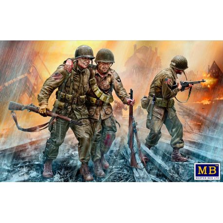 World War II era Series, US Paratroopers, 1944. 1:35