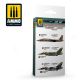 AMIG7234 USAF Aggressord Desert & Artic Colors sæt 6 x 17 ml.