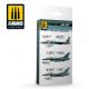 AMIG7235 USAF Aggressors Blue Colors sæt 6 x 17 ml.
