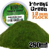 Static Grass Flock 12mm - Forest Green - 280 ml